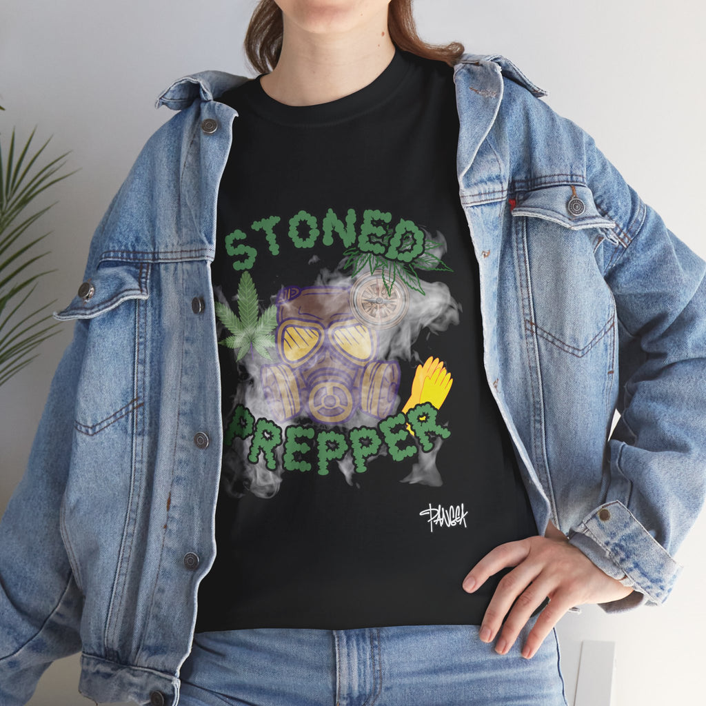 Stoned Prepper T- Shirt, Cannabis Shirt, Stoner Graphic Tee, Gift for Stoner, Weed T-shirt