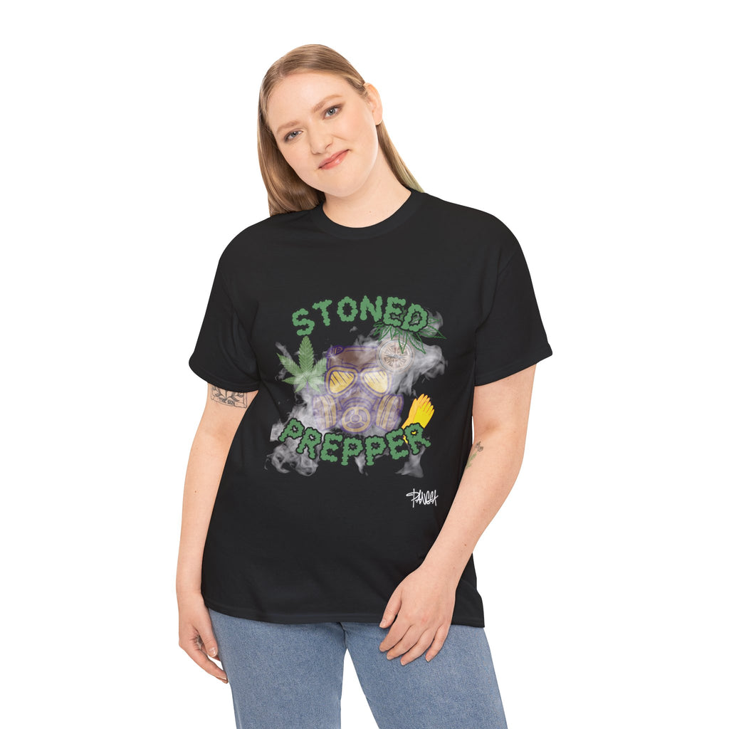 Stoned Prepper T- Shirt, Cannabis Shirt, Stoner Graphic Tee, Gift for Stoner, Weed T-shirt