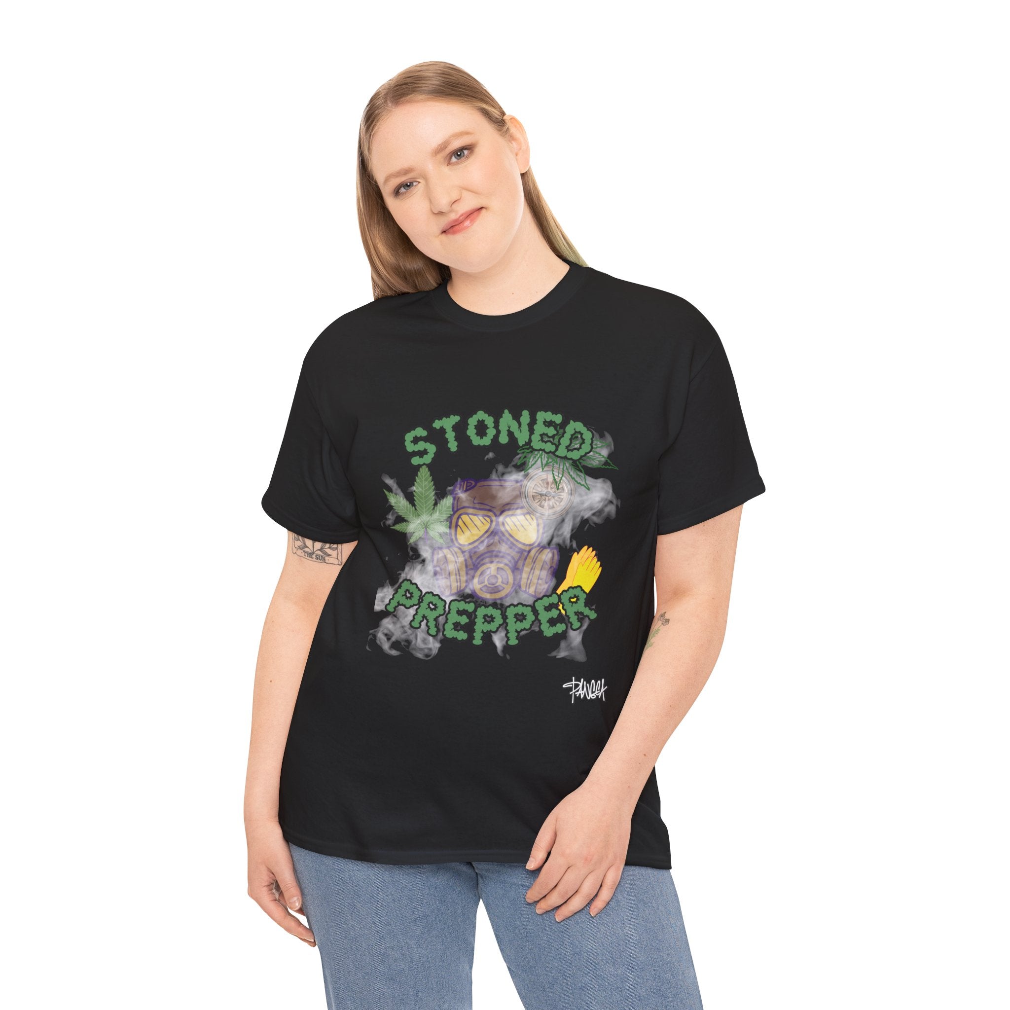 Stoned Prepper T- Shirt, Cannabis Shirt, Stoner Graphic Tee, Gift for Stoner, Weed T-shirt