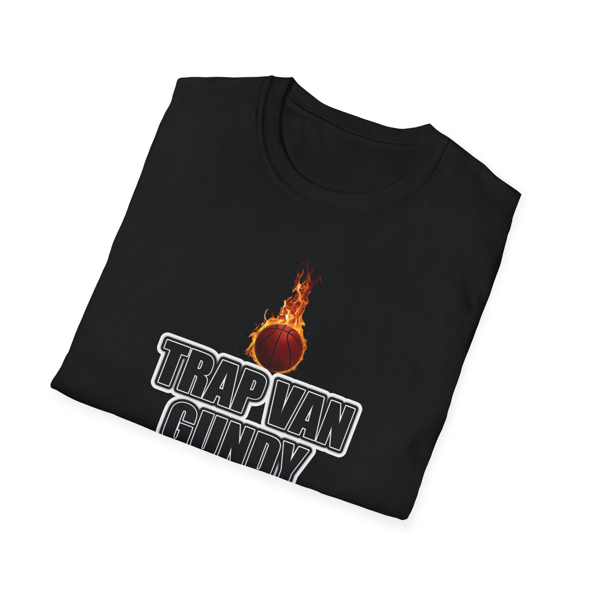 Trap Van Gundy Flaming Basketball Weed Shirt | Stoner Streetwear Graphic Tee