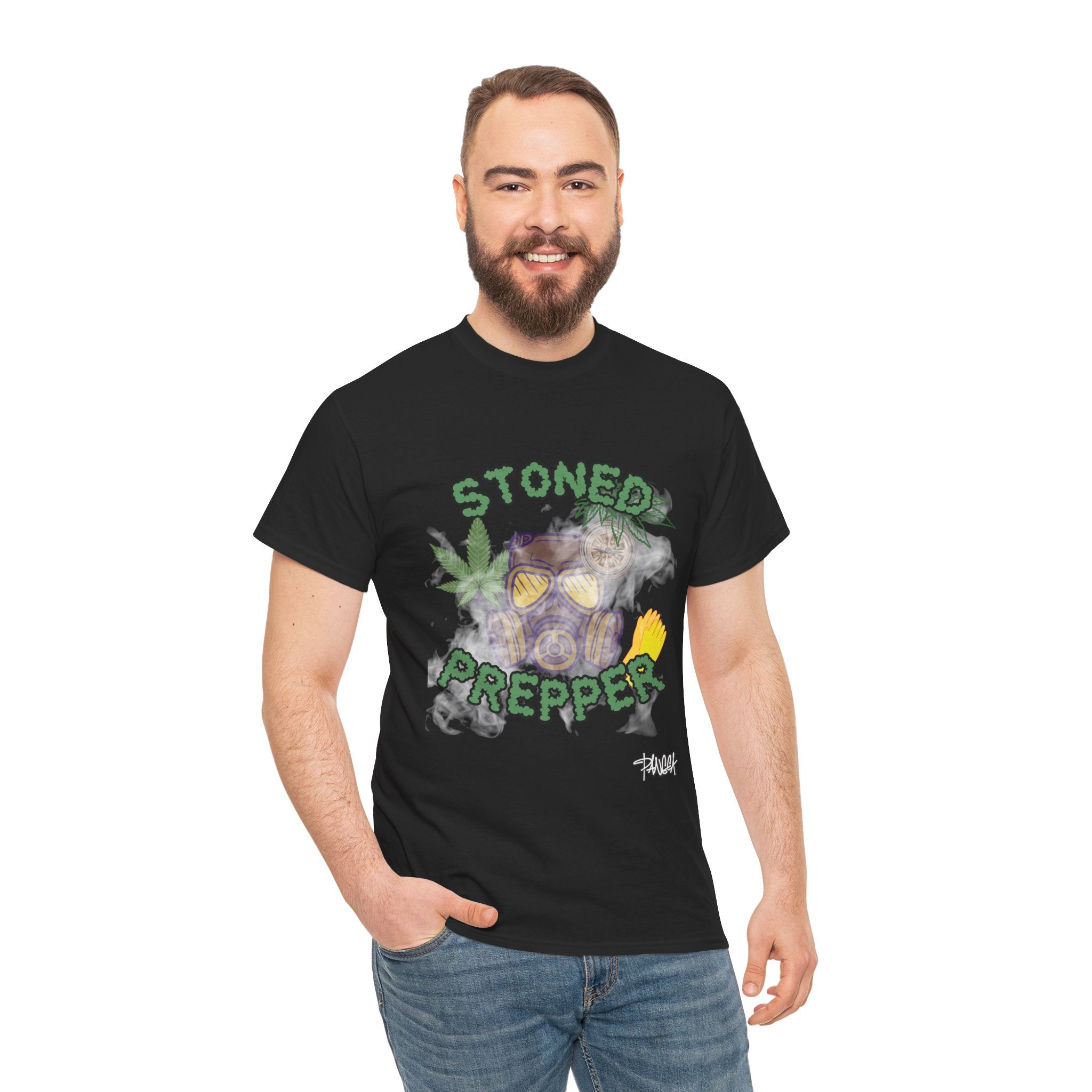 Stoned Prepper T- Shirt, Cannabis Shirt, Stoner Graphic Tee, Gift for Stoner, Weed T-shirt