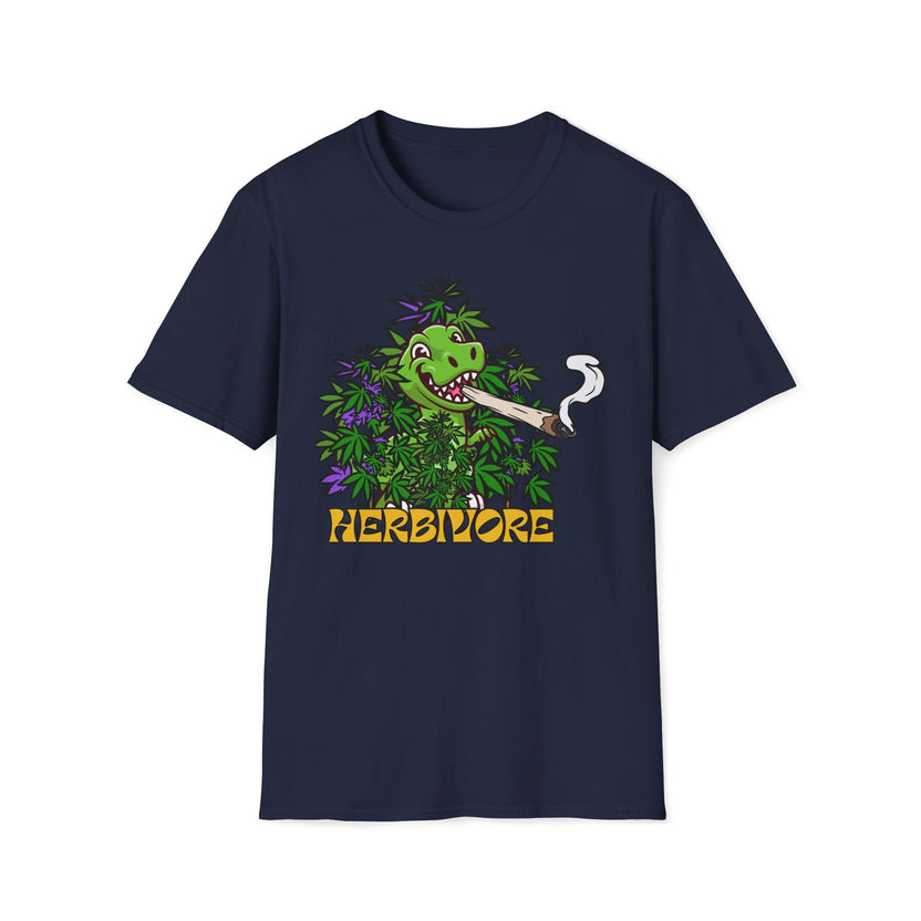 Herbivore Smoking Dinosaur Stoner Shirt โ Trap Van Gundy