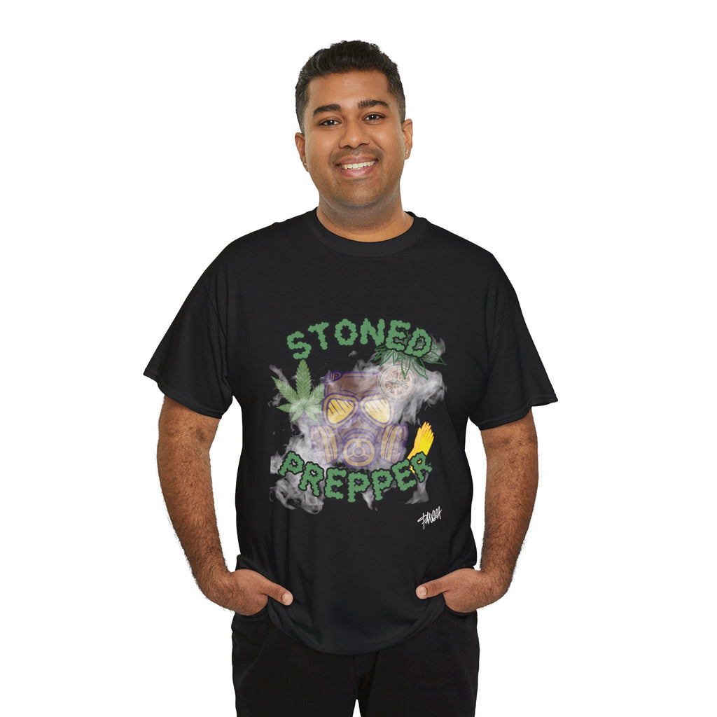 Stoned Prepper T- Shirt, Cannabis Shirt, Stoner Graphic Tee, Gift for Stoner, Weed T-shirt