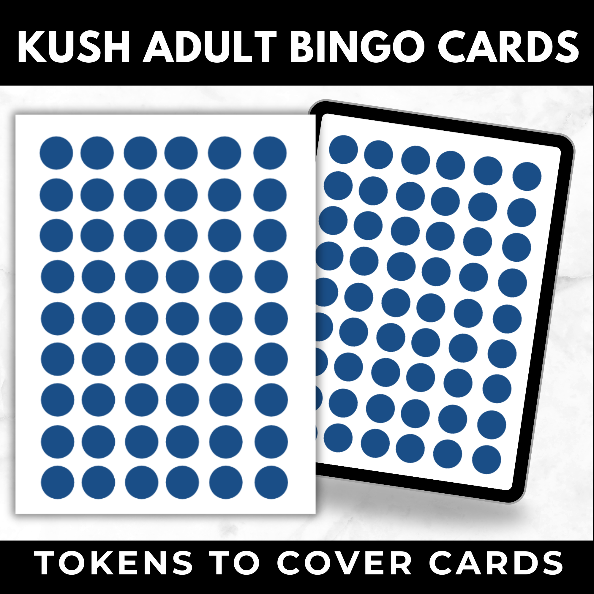 Kush Bingo Cards for Adults Printable | Weed Bingo Game for Smokers | 50 Cards + Pull Cards | Adult Party Game Digital Download